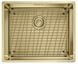 copy_🟥 Кухонна мийка Franke Box BXM 210 / 110-50 (127.0662.540) неіржавна сталь - монтаж врізний, у рівень або під стільницю - Золотий PVD