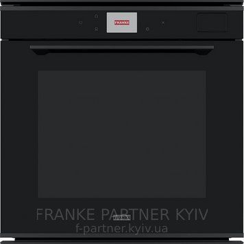 Franke-Partner.com.ua ➦  Духовой шкаф с функцией приготовления на пару Franke Mythos FMY 99 HS XS (116.0613.706) стекло, цвет черный / нержавеющая сталь