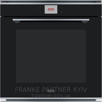 Franke-Partner.com.ua ➦  copy_Духова шафа піролітична Franke Mythos FMY 99 P XS (116.0613.708) скло, колір чорний / нержавіюча сталь