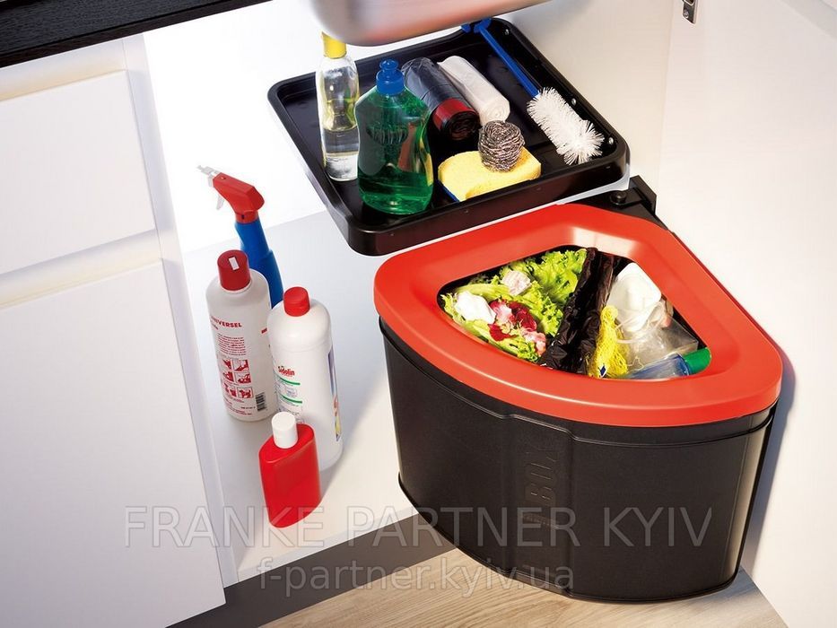 Franke-Partner.com.ua ➦  Сортер Pivot (27л) черный пластик