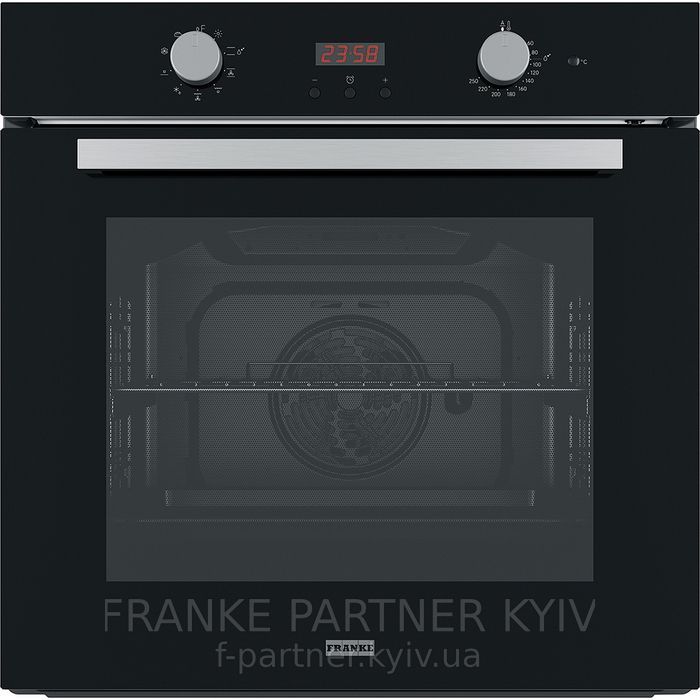 Franke-Partner.com.ua ➦  Духова шафа Franke Smart Linear FSL 86 H BK (116.0609.447) скло, колір чорний