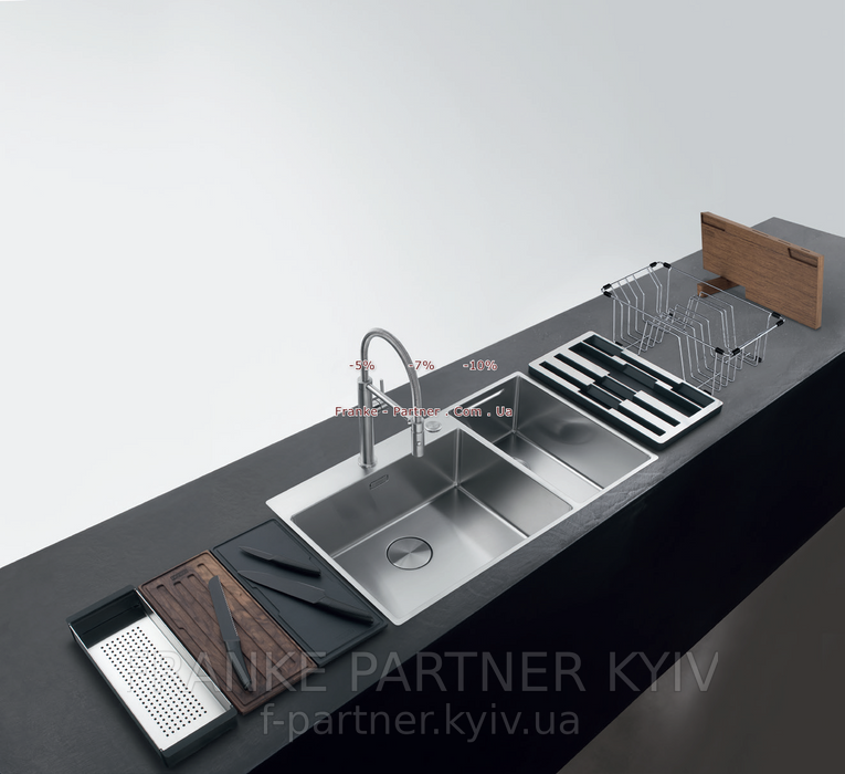 Franke-Partner.com.ua ➦  Кухонная мойка Franke Box Center BWX 120-41-27 (122.0579.553)