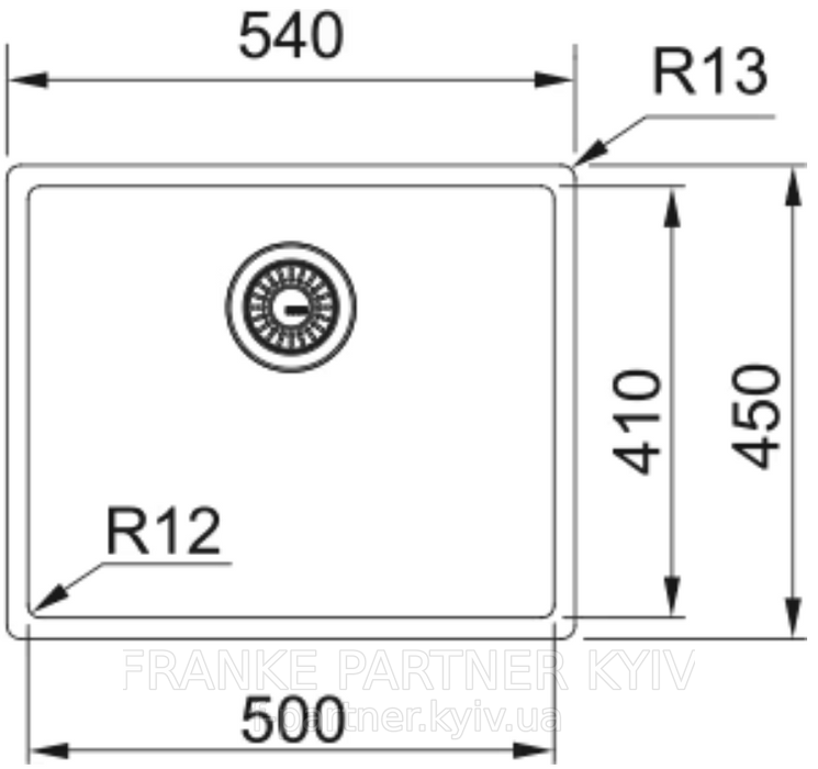 Franke-Partner.com.ua ➦  copy_Кухонна мийка BXX 210/110-50