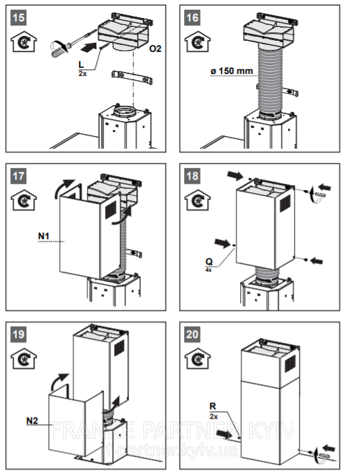 Franke-Partner.com.ua ➦  Витяжка FCR 925 TC BK/XS