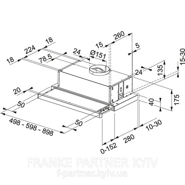 Franke-Partner.com.ua ➦  Вытяжка FTC 612 XS V2
