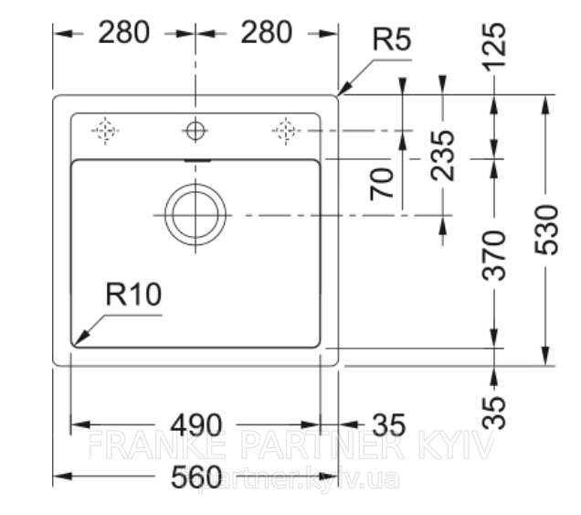 Franke-Partner.com.ua ➦  Кухонна мийка Franke Sirius SID 610-50