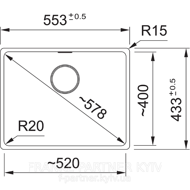 Franke-Partner.com.ua ➦  Кухонна мийка Franke Maris MRG 110-52