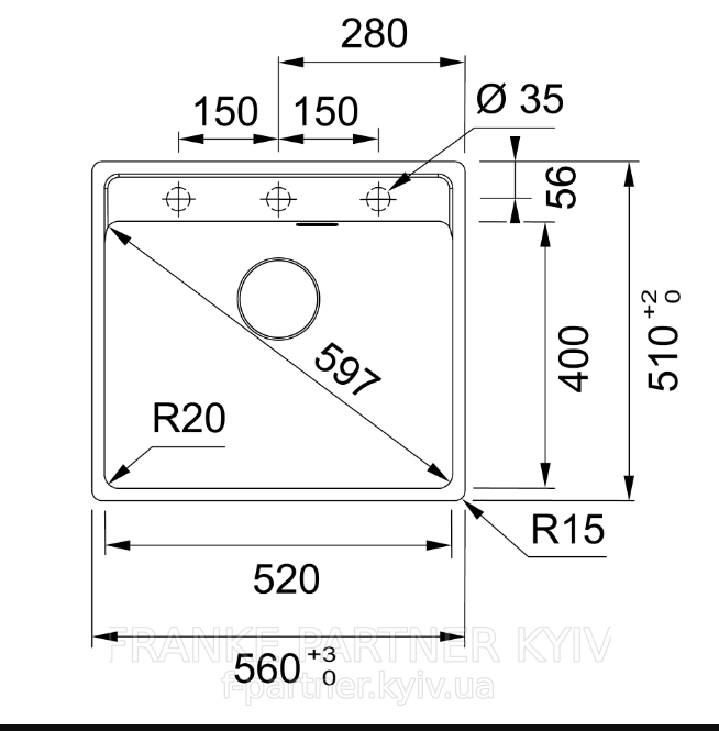 Franke-Partner.com.ua ➦  copy_Кухонна мийка Franke Maris MRG 610-52 TL