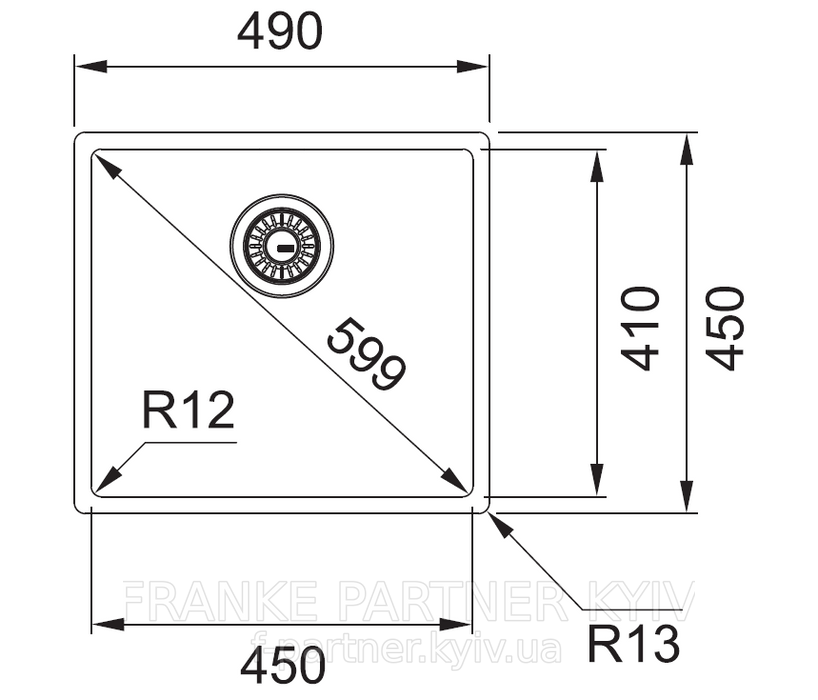 Franke-Partner.com.ua ➦  Кухонна мийка Franke Box BXX 210/110-45