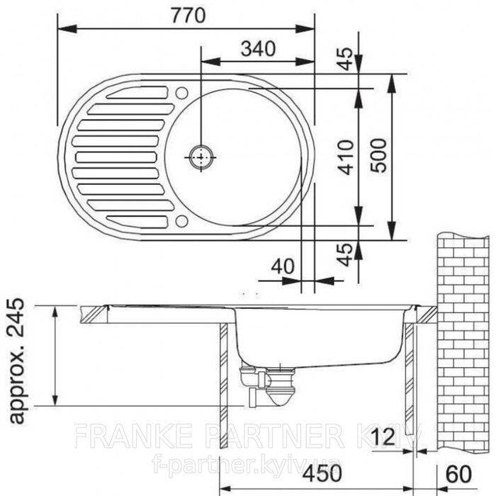 Franke-Partner.com.ua ➦ Кухонна мийка ROG 611 Franke-Partner.com.ua ➦ Кухонна мийка ROG 611