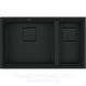 ⬛️ Кухонная мойка Franke KUBUS 2 KNG PRO 120 Black Edition | гранитная | под столешницу | чёрный матовый | коландер, доска и коврик в комплекте | 125.0750.515