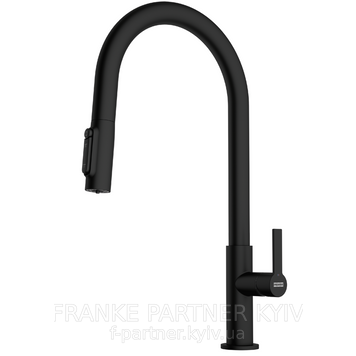 Franke-Partner.com.ua ➦  🟥 Кухонний змішувач Franke Maris Slim J Clear Water | 120.0730.870 | функція душу | витяжний вилив | підключення до фільтра | хром