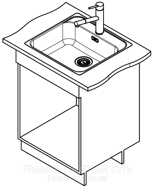 Franke-Partner.com.ua ➦  copy_Кухонна мийка Franke Smart SRX 210-50 TL