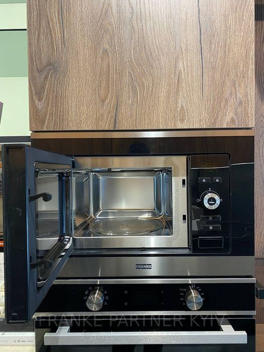 Franke-Partner.com.ua ➦  Мікрохвильова піч Franke Smart FMW 20 SMP G XS (131.0574.627) нержавіюча сталь / чорне скло