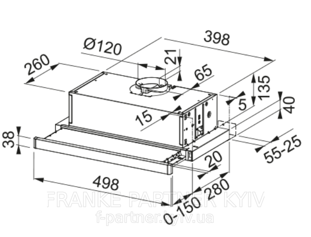 Franke-Partner.com.ua ➦  copy_Кухонная вытяжка Franke FTC 532L GR / XS, 315.0547.794