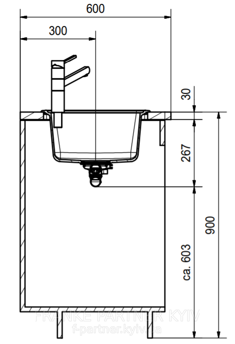 Franke-Partner.com.ua ➦  Кухонная мойка BSG 611-62