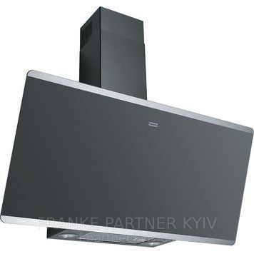 Franke-Partner.com.ua ➦  Кухонная вытяжка Franke EVO PLUS FPJ 625 V BK / SS (330.0528.064) нерж. сталь / черный  настенный монтаж 60 см
