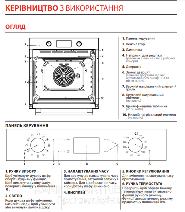 Franke-Partner.com.ua ➦  Духова шафа Franke Smart FSM 97 P XS (116.0606.096) скло, колір чорний / нержавіюча сталь