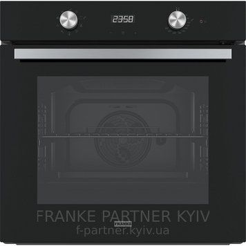 Franke-Partner.com.ua ➦  Духова шафа з функцією парової очистки Franke Smart FSM 86 H BK (116.0606.091) скло, колір чорний