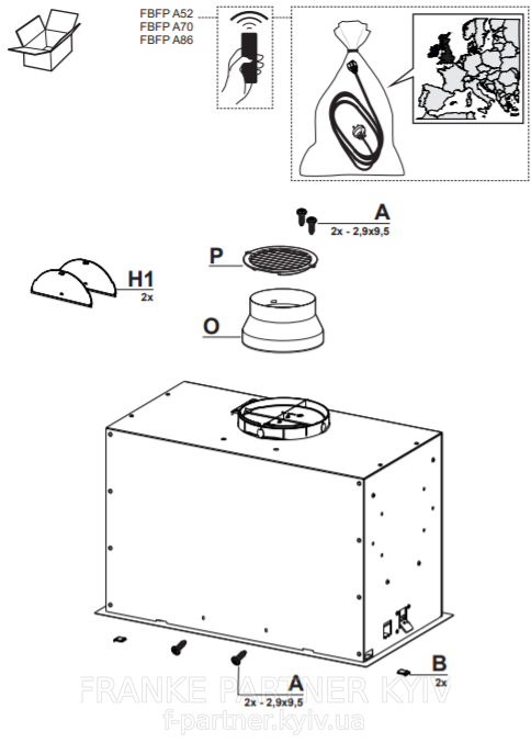Franke-Partner.com.ua ➦  copy_Кухонна витяжка Franke Box Flush EVO FBFE